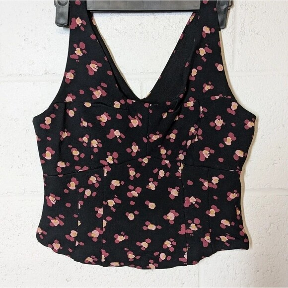 Cabi Women's Lean Tank Corset Style Size Small Floral Corset Top - Picture 2 of 5